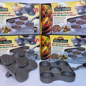 Gray Slider Station Burger Press